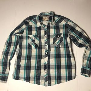 OP button down shirt size large